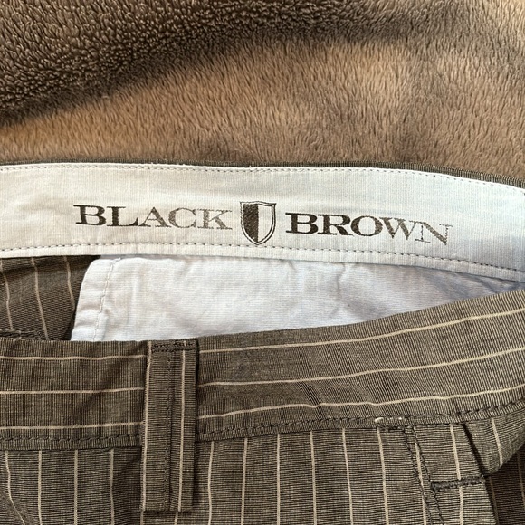 Men’s Back Black, size 38x32 grey pint striped pants. New with tags, 100% cotton - Picture 4 of 7